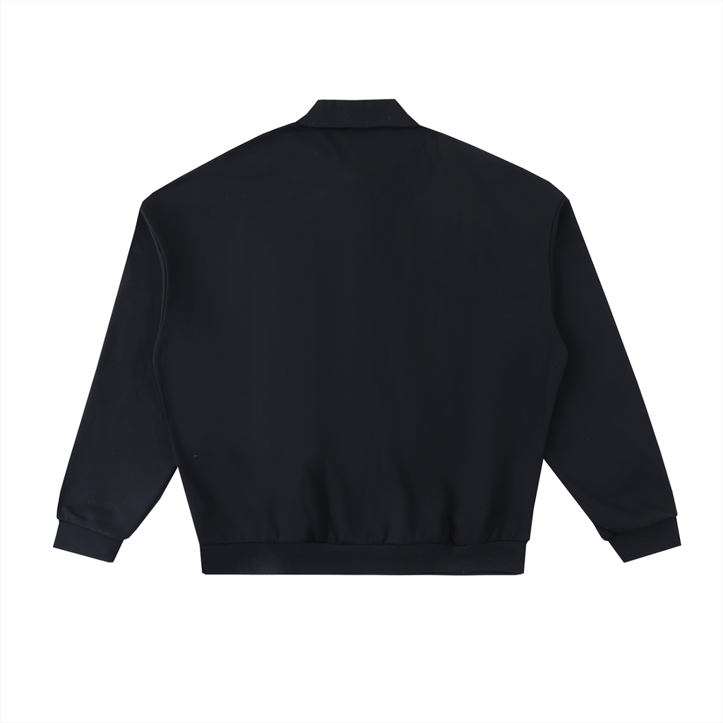 Heavyweight Fleece Polo Sweatshirt