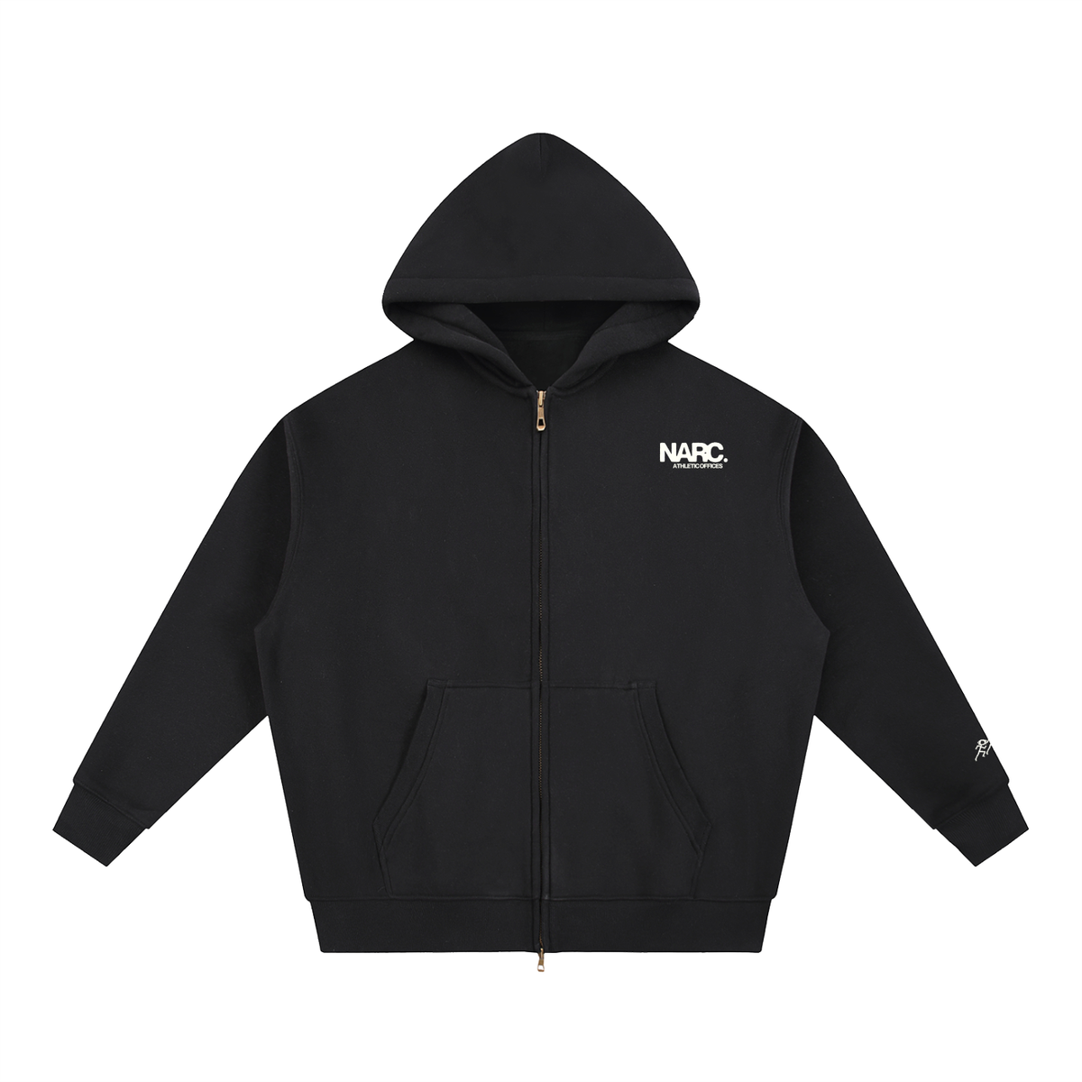 NARC Oversized Zip-Up Box Hoodie