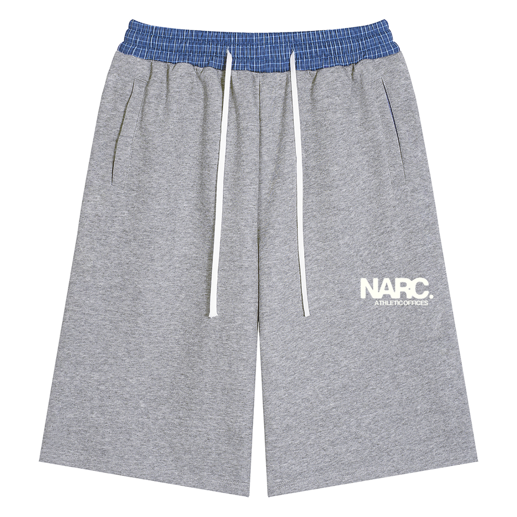 Unisex Plaid Waistband ATHLETIC OFFICES SHORT