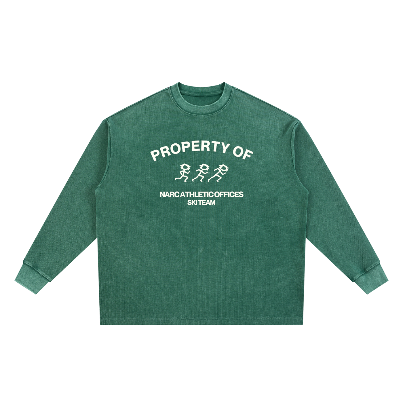 Ski Team Wash Waffle Oversized T-Shirt