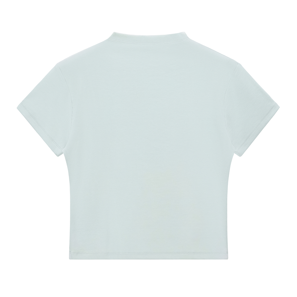 Short Sleve Slim Fit Ski Team Mock Neck