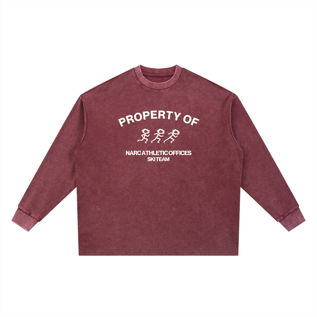 Ski Team Wash Waffle Oversized T-Shirt