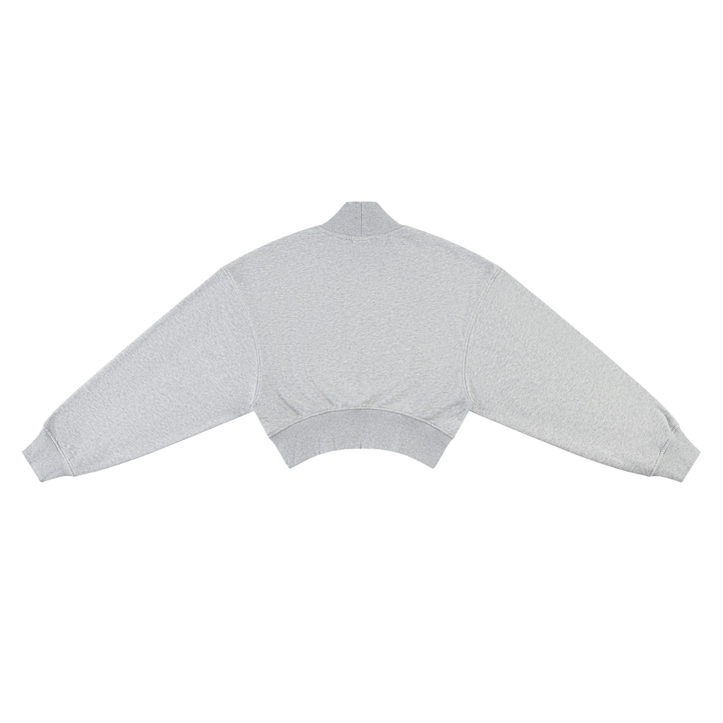 WIN Crop Mock Neck Sweatshirt