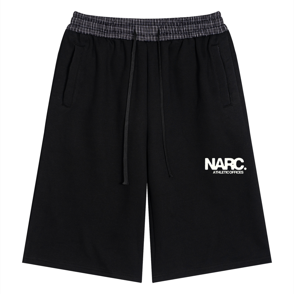 Unisex Plaid Waistband ATHLETIC OFFICES SHORT