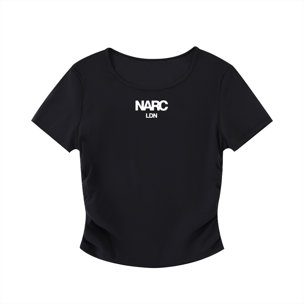 Ruched Bodycon Crop Top