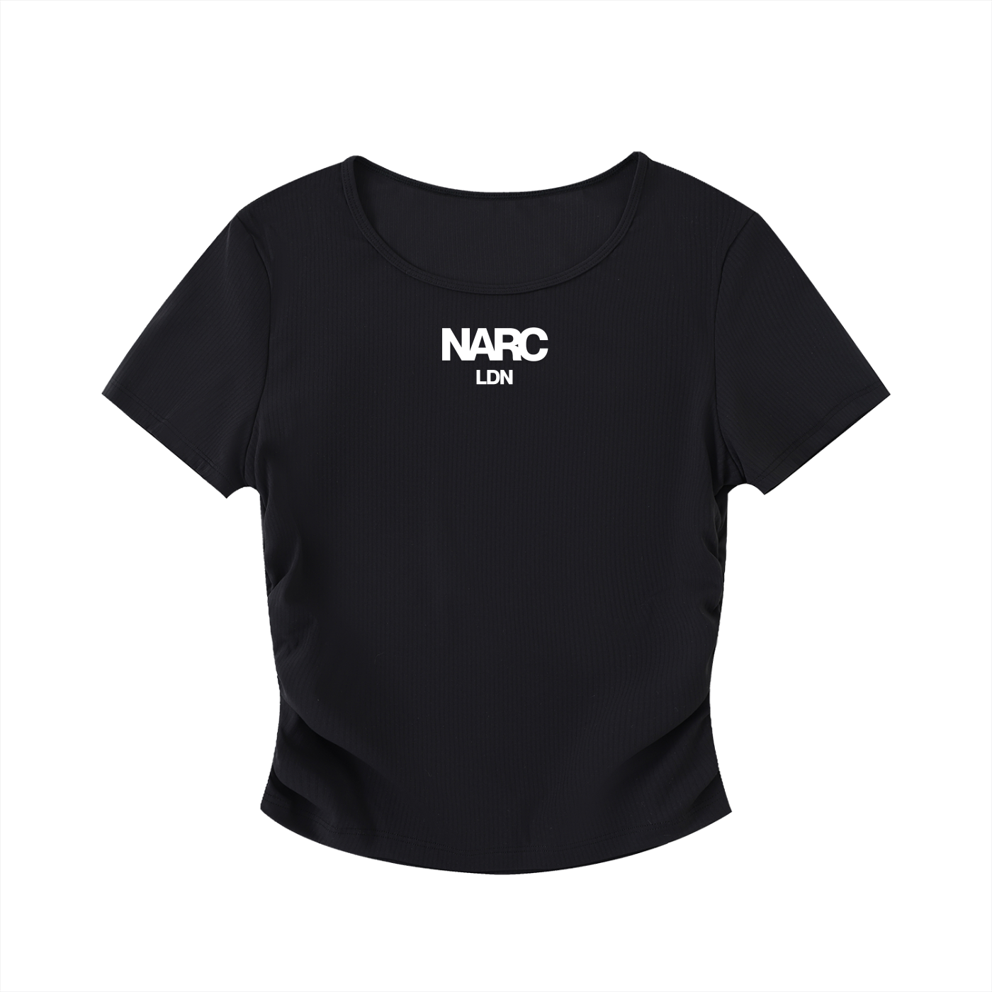 Ruched Bodycon Crop Top