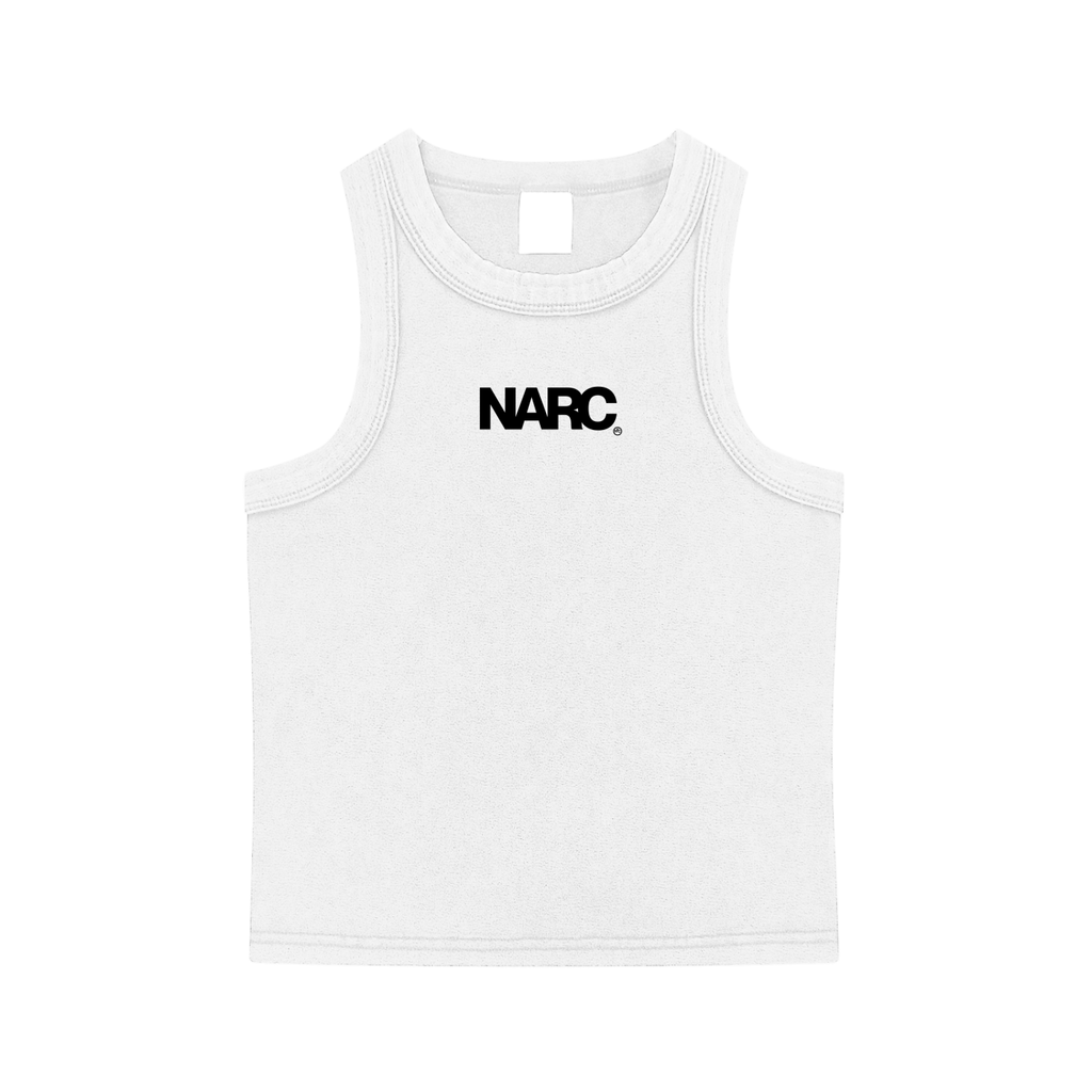 NARC White Womens Tank
