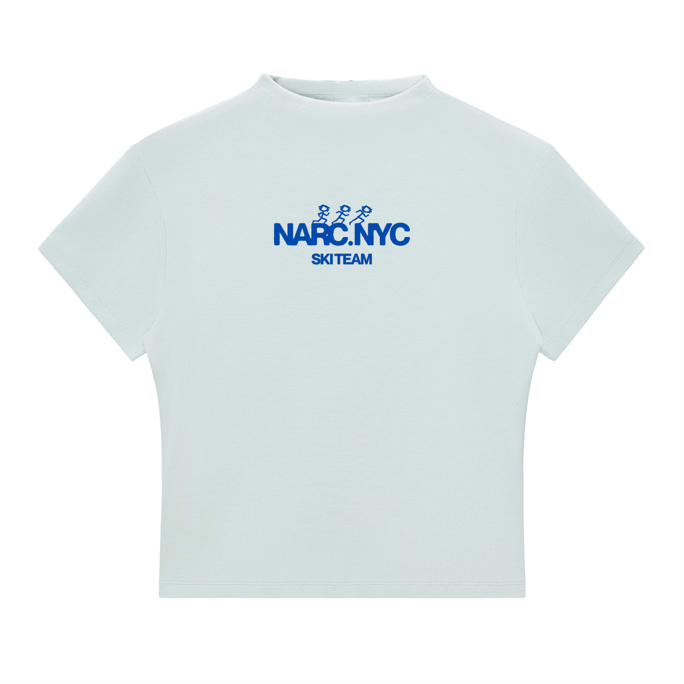 Short Sleve Slim Fit Ski Team Mock Neck