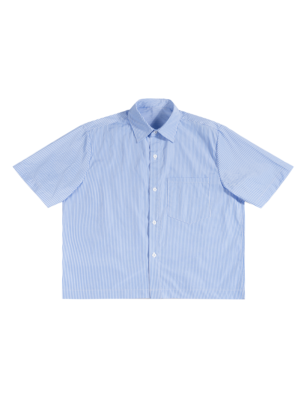 Oversized Vertical Stripe Boxy Shirt