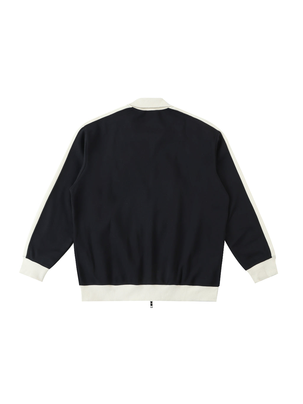 Contrast Trim Stand Collar Jacket